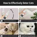 Cat Deterrent Spray - 100% Natural Cat Repellent Spray for Urine Marking & Scratching - Eco Friendly, Safe to Use Around Children and Pets, Safe for Use on Furniture and Fabric, Works Indoor & Outdoor