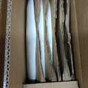 Famiware Porcelain kitchen plates and bowls set, Modern dishes set for 6, Handmade Wave Edge Dinnerware Sets, Microwave and Dishwasher Safe Tableware, Polar White (24pc)