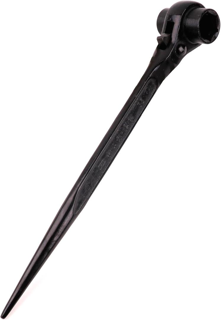 Eowpower 19mm x 22 mm Hexagon Scaffold Podger Spanner Ratcheting Socket Wrench