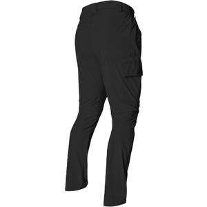keihTrail Work Pants for Men Waterproof Lightweight Quick Dry Travel Fishing Camping Men Hiking Cargo Pants Outdoor 6 Pockets (Black)