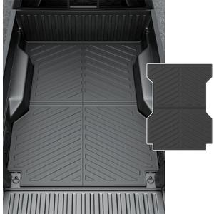 powoq 6FT Truck Bed Mat Compatible with 2005-2023 Toyota Tacoma Truck Bed Liner TPE Material Replacement for 2005-2016 2017 2018 2019 2020 2021 2022 2023 Toyota Tacoma Accessories(6FT Bed Mat)