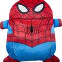 Marvel Spiderman Oversized Floor Lounger for Kids,Soft Plush Chair with Pillow and Cushion,Comfortable Portable Nap/Play Mat