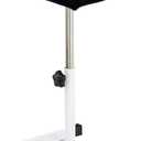 Pedicure Stand Stool Footrest Stand Adjustable Height Technician SPA Beauty Stand Stool with Non-Slip SPA Salon Home Equipment Black