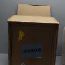 B FSOBEIIALEO Storage Ottoman Round Boucle Ottomans with Tray, Set of 2 Teddy Foot Rest Ottoman Cube with Storage for Living Room , Apricot 15"x15"x16.9"