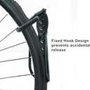 Wallmaster Bike Storage Rack for Garage, Wall Mount Bicycles Hanger, 2-Pack Bike Storage System Vertical Bike Hooks