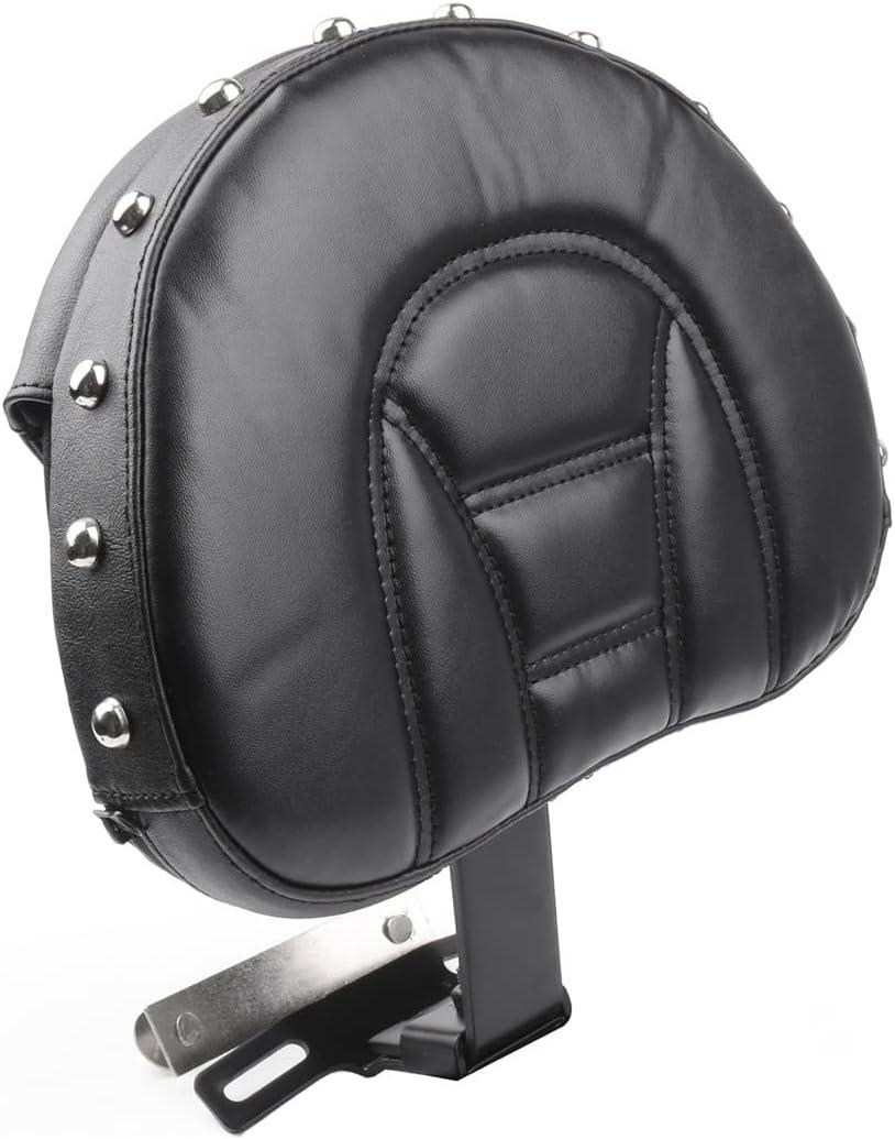 For Harley Davidson   Quick Release, Drivers Seat Rider  with Pocket Pad Driver Backrest for Harley Davidson Fatboy/Heritage Softail FLSTC/Fatboy FLSTF Models 2007-2017 (Black)