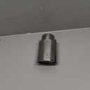 Stainless Steel Car Exhaust Tip, 2.5" Inlet 3.3" Outlet Adjustable Chrome-Plated Finish Exhaust Tailpipe, Car Exhaust Pipe Modification Tail Throat Tail Pipe, Fit for Most Cars (Straight, Silver)