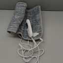 Deepsoon Heating Pad,Electric Heating Pads for Back,Neck,Moist Heating Pad for Abdomen Shoulder Knee Legs,Dry/Moist Heat&Auto Shut Off,Mother's Day Birthday for Men and Women,Light Gray,24x12 Inch