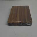 2pcs 15"x10" Large Solid Acacia Wood Serving Trays Rectangular Wooden Serving Platters Natural Wooden Boards for Bar Coffee PartyWood Log Color