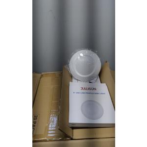 40 Packs 6 Inch LED Low Profile Recessed & Surface Mount Disk Light, Round, 15W, >900 Lumens, 5000K Daylight White, CRI80, Driverless Design, Dimmable, ETL Listed, White