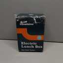 TRAVELISIMO Electric Lunch Box for Adults 100W Heated Lunch Box For Men 1.5L Stainless Steel Portable Food Warmer, 12/24/110V for Travel & Work, Loncheras Electricas Para Calentar Almuerzo (Dark Green)