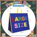 2 Pcs Large Felt Flannel Board, 2-Sided Portable Story Board, 22.83" x 19.69"