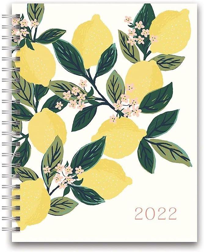 Orange Circle Studio Corporation, Lemon Tree 2022 Extra Large Spiral Planner