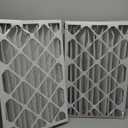 Nordic Pure 16x25x4 (15_1/2 x 24_1/2 x 3_5/8) Pleated MERV 12 Air Filters 2 Pack