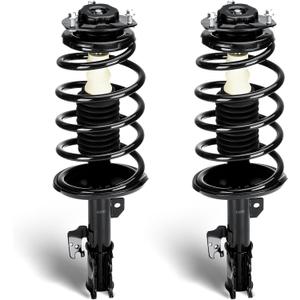 Front Complete Struts Assembly w/Coil Spring Fit for Toyota Sienna 3.3L FWD 7 Passenger ONLY 2004-2006, Shock Absorber Replace for 172237 172236, Set of 2