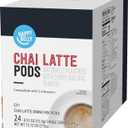 Happy Belly Tea Pods Compatible with 2.0 K-Cup Brewers, Chai Latte, 24 Count (Previously Solimo) (EXP 12/31/26)