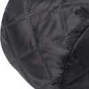 ONWAY Trapper Hat Winter Hats for Women Men with Faux Fur Ear Flaps (Black)