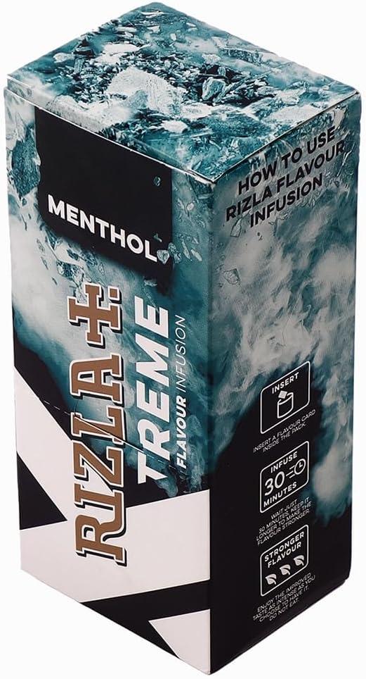 RIZLA Menthol XTreme Aroma Cards - 25 Cards Per Box - 1 Box
