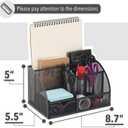 Mr. Pen- Mesh Desk Organizer, Black, Pen Holders Organizers, Desk Pencil Organizer, Pen Holder, Pencil Holder