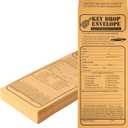 100 Pack Heavyweight Key Transfer Envelopes  Secure Adhesive Mailers for Auto Services (4.125"x9.5")