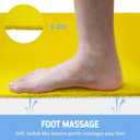 Non-Slip Bathtub Mat, Anti Slip Shower Mat, Fast Drying Bathtub Mats, Foot Scrubber Mat, Anti Slip Mat for Tub, Floor, Bathroom, Kitchen, Home, Hotel (Yellow 40"28")