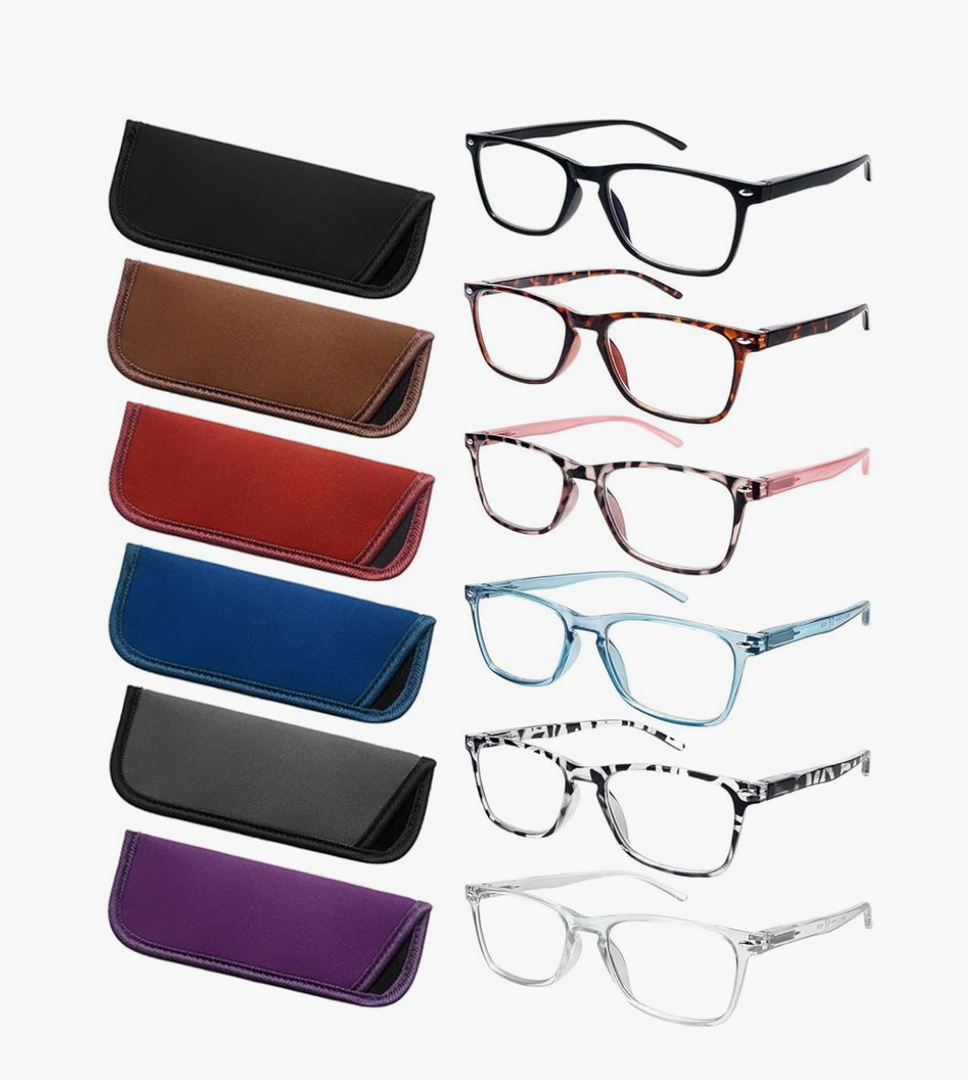 CCVOO Reading Glasses for Women/Men, Eyeglasses, Blue Light Readers for Women/Men, Computer Eye Glasses, Cheaters