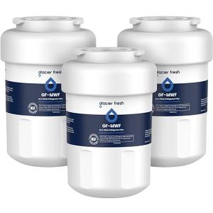 GLACIER FRESH Replacement for MWF Refrigerator Water Filters, SmartWater MWFP, MWFA, GWF, HDX FMG-1, WFC1201, RWF1060, 197D6321P006, Kenmore 9991, 3 Pack
