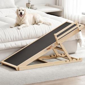 Dog Ramp for High Bed Couch, 55" Long Pet Steps for Any Sizes Dogs