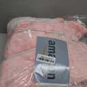 Heated Throw Blanket 50"60" - Premium Cosy Soft Electric Blanket with 6 Heating Levels,Fast Heating Flannel Sherpa Blanket for Bed & Couch - Auto Shut Off/Machine Washable Blanket (Pink)