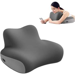 Bed Reading Pillow for Lying Down, Dual-Use Back Support Pillow for Sitting and Lying, Suitable for Reading, Leaning, and Back Support. alleviates Elbow, Neck, and Shoulder Pain