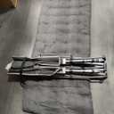 Cot Camping Cot with Thick Pad Cots for Sleeping Camping Bed Folding Cot 450LBS(Max Load) Comfortable Double Layer Oxford Heavy Duty with Carry Bag for Home Outdoor Travel (Standard, Grey)