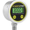 Atsafepro 300 PSI Digital Pressure Gauge- Stainless Steel Industrial Grade, 2.9-Inch LCD Display, Water Pressure Gauge with 1/4-Inch NPT Bottom Thread, Measuring Hydraulic, Oil, Water, and Barometric