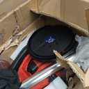 Drywall Sander, 2025 Upgraded 8-Amp Popcorn Ceiling Removal Tool with 7 Variable Speed 800-1800RPM, Drywall Sander with Vacuum Dust Collector with Extendable Handle, LED Light, 12pcs Sanding Discs,Red