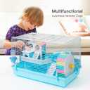 ROBUD Large Hamster Cage Gerbil Haven Habitat Small Animal Cage (Blue)