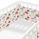 2 in 1 Mesh Protector for Sides,Keep Arms and Legs Insides,Suitable for Full-Size.(Khaki Rainbow)