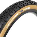 Panaracer Gravelking X1 TLR Tubeless Ready Folding Tyre - ZSG Gravel Compound -Puncture Resistant - Beadlock Technology - 120Tpi TuffTex Casing - Gravel Cycling Tyre (700X35C, BLACK/BROWN)
