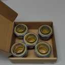 Gisafai 5 Pcs Liquid Tight Connector Straight Insulated Zinc Die Cast Metal Tight Electrical Conduit Fittings for 1-1/4 Inch Flexible and Type B Flexible