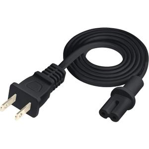 3-Foot Power Cord - Compatible with Sonos Speakers: Five, Play 5, Beam, Ray, Arc, Amp, Playbase, Sub Gen 3 & Mini - Black