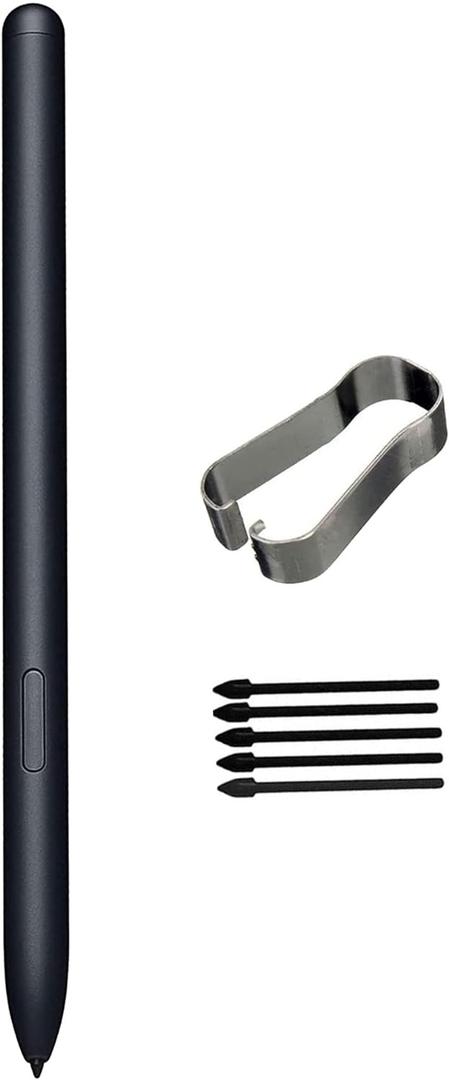Tab S8 S Pen Replacement for Samsung Galaxy Tab S8 S Pen,Galaxy Tab S8, S8 Plus, S8 Ultra, Tab S7, S7 Plus, S7 FE Stylus Pen with Nibs (Black)