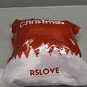 RSLOVE Christmas Outfits for Women - Sexy Christmas Dress with Cape 2Pcs Velvet Santa Costume Xmas Babydoll Furry Medium