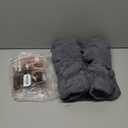 Genina Chair Seat Covers Waterproof Dining Room Chair Covers 4 Pack Stretch Seat Covers for Dinning Room Chair Protector Slipcover for Kitchen, Hotel (4, Flower Pattern-Dark Gray)