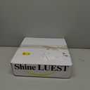 Shine LUEST 60W Modern LED Ceiling Light Fixture, Dimmable LED Chandelier Flush Mount Ceiling Lights Remote Control 6 Acrylic Ring Ceiling Lamp Fixture for Living Room Dining Room Bedroom, 7640LM