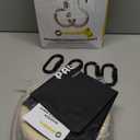 PACEARTH Gymnastics Rings 32mm Wooden Olympic Rings Support 1500lbs Locked Carabiners 9ft Double-Layer Numbered Straps Non-Slip Gym Rings with Foot Straps Door Anchor for Home Gym Full Body Workout