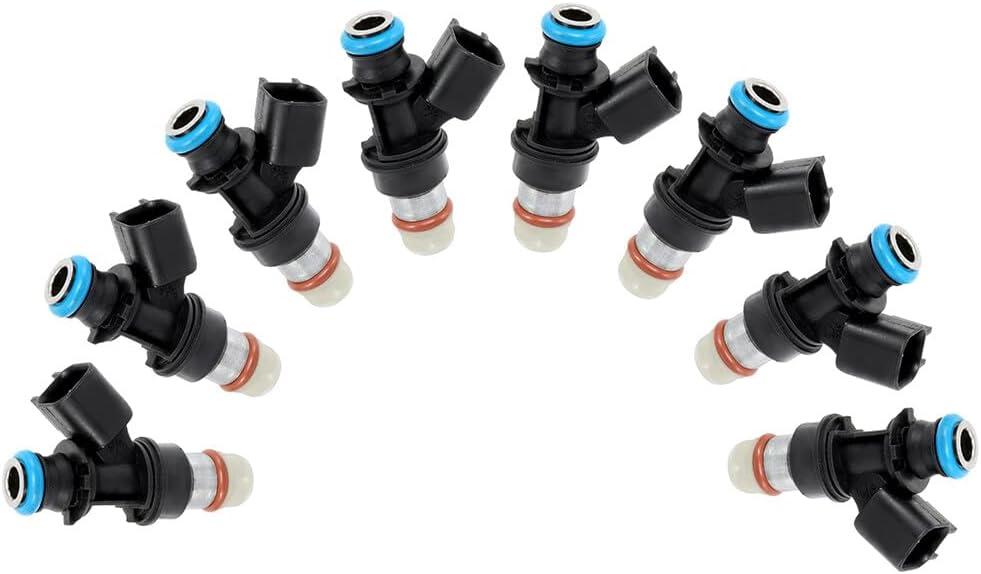 SCITOO Fuel Injector fit for Chevy Silverado Express Suburban Avalanche Colorado Tahoe Trailblazer EXT SSR,for GMC Sierra Savana Yukon XL Canyon Envoy XL XUV, for Buick for Isuzu,Set of 8