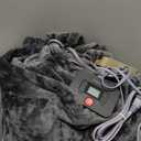 Westinghouse Electric Blanket Queen Size, Super Cozy Soft Flannel 84"" x 90"" Heated Blanket with 10 Fast Heating Levels & 1-12 Auto-Off, Machine Washable, ETL&FCC Certification, Charcoal