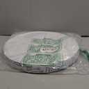 Romadedi Rustic Wooden Tray Candle Holder - Round Wood Decorative Pillar Candle Tray for Coffee Table Farmhouse Kitchen Countertop Organizer Home Decor Wedding Centerpiece, Distressed White