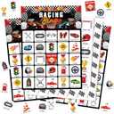 Shappy 35 Pcs Racing Party Bingo Cards 24 Players Racing Birthday Party Games Car Bingo Games for Adults Family Activities Birthday Wedding Party Favors Gifts