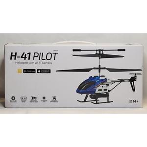 H-41 Pilot Sky Rider Helicopter Drone with Wi-Fi Camera, (DRW241BU) BLUE, NIB