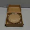 2-Pack (8") Glass Baking Dish Set, Round Glass Pie Pan for Dinner Baking and Serving with Easy Grab Handle