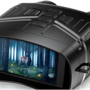 Night Vision Goggles for Adults, 4K Infrared Night Vision Binoculars with Rechargeable Battery and Anti-Shake Motion Detection for Camping